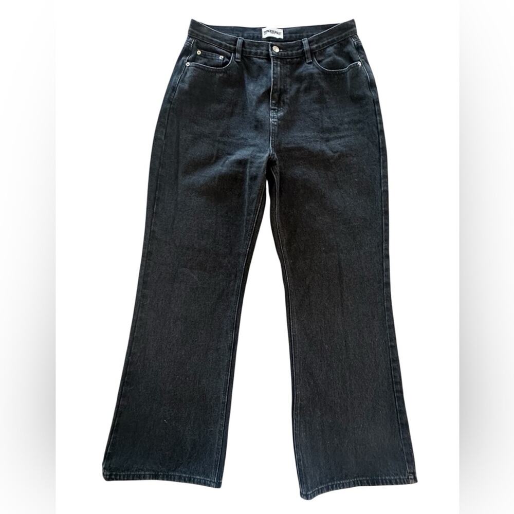 Princess Polly Maple High Waist Flare Leg Jeans Black
Size 10 Wide EUC